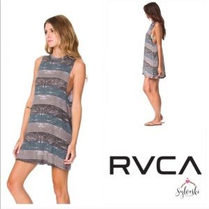 RVCA Daytripper Sleeveless Knit Stripe Dress